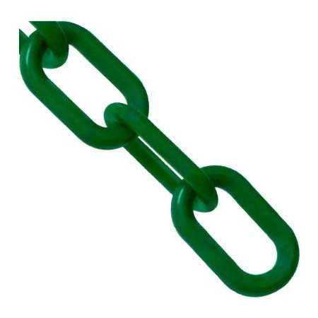 Gec Global Industrial Plastic Chain Barrier 1-1/2inx50L Evergreen 954112EG